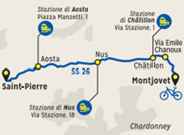 Viaggio lungo le strade Anas della Valle d'Aosta